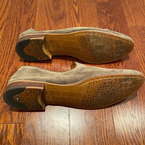 Overstate Moccasin Shoe - Size 12 Suede / Leather - Picture 7 of 9